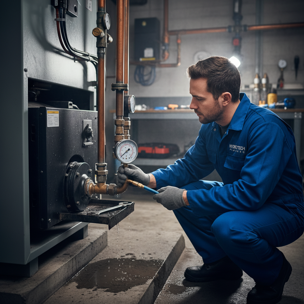 Boiler repair pressure test